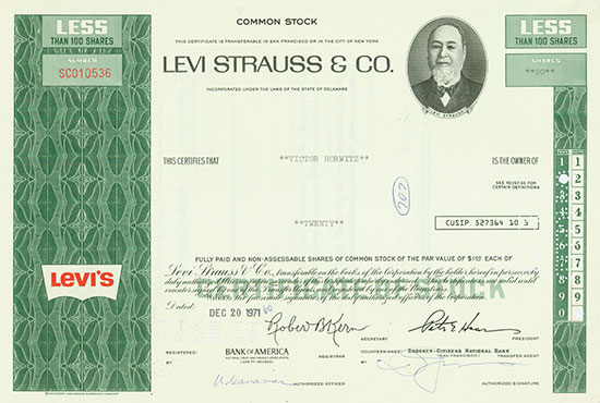 Levi Strauss & Co. [2 Stück]