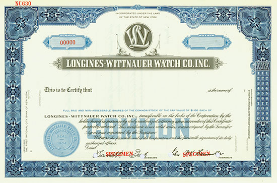 Longines-Wittnauer Watch Co., Inc.