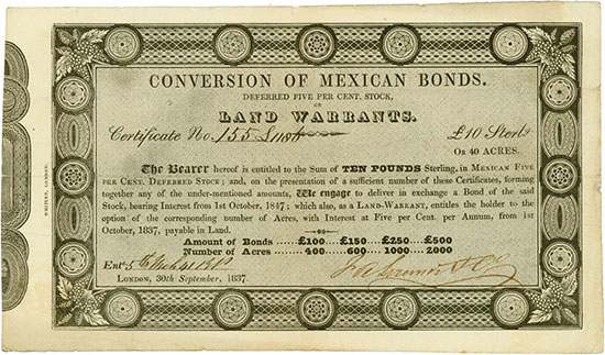 Mexiko - Conversion of Mexican Bonds