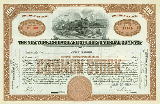 New York, Chicago and St. Louis Railroad Company