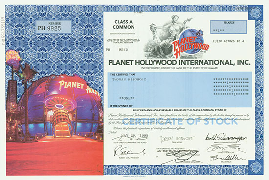 Planet Hollywood International, Inc.