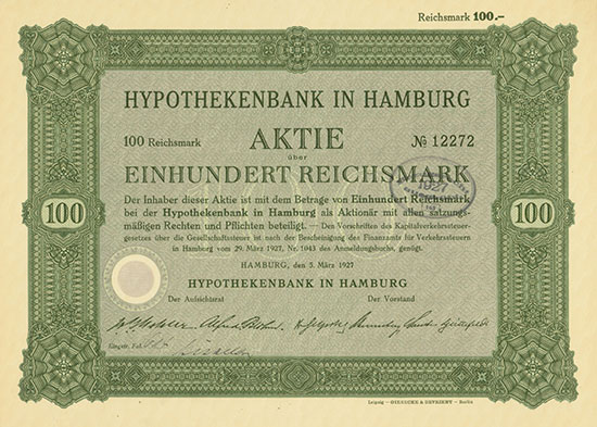 Banken Hamburg [9 Stück]