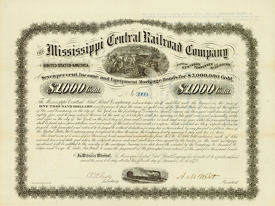 US-Railroad-Bonds [4 Stück]