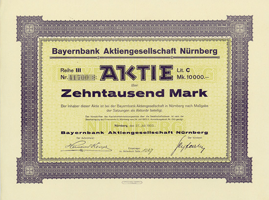 Bayernbank AG Nürnberg