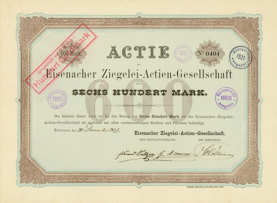 Eisenacher Ziegelei-AG