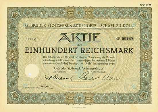 Gebrüder Stollwerck AG / Stollwerck AG [3 Stück]