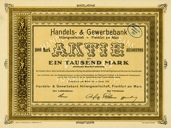 Handels- & Gewerbebank AG