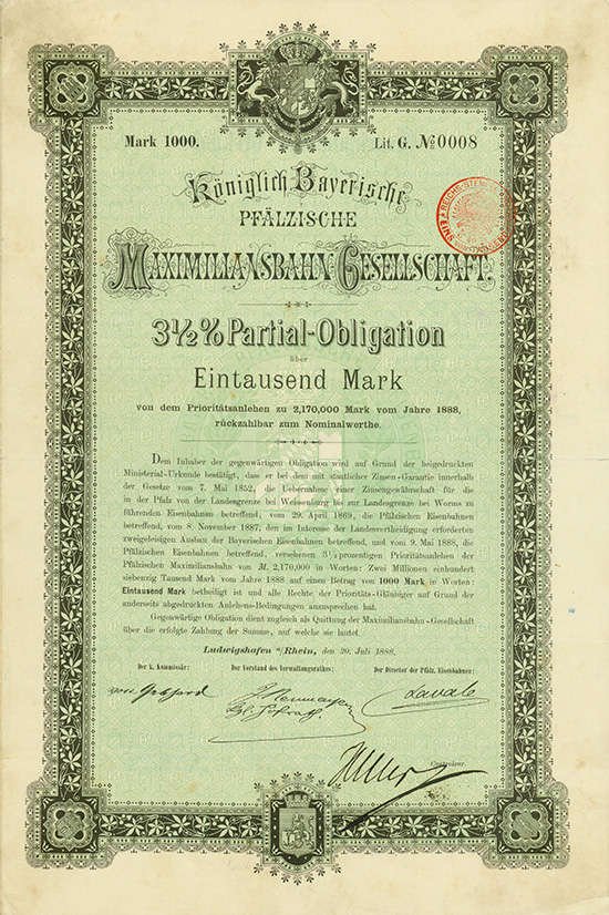 Königlich Bayerische Pfälzische Maximiliansbahn-Gesellschaft