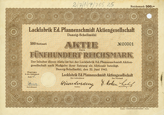 Lackfabrik Ed. Pfannenschmidt AG
