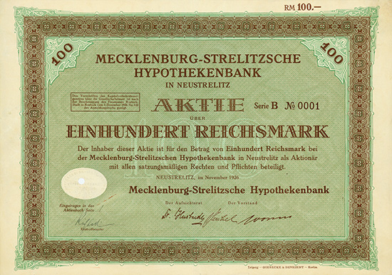 Mecklenburg-Strelitzsche Hypothekenbank