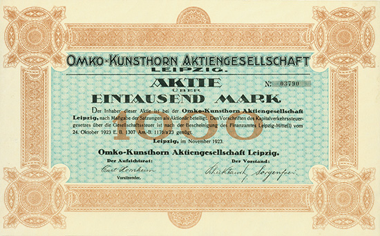 Omko-Kunsthorn AG