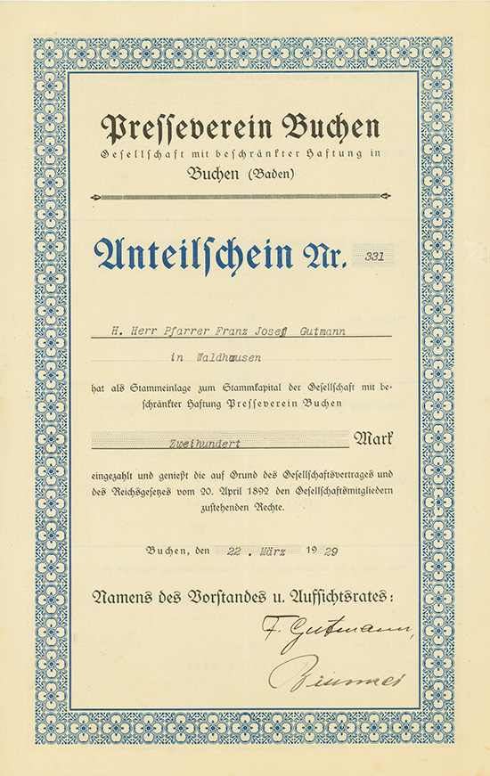 Presseverein Buchen GmbH