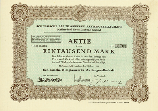Schlesische Bleiglaswerke AG