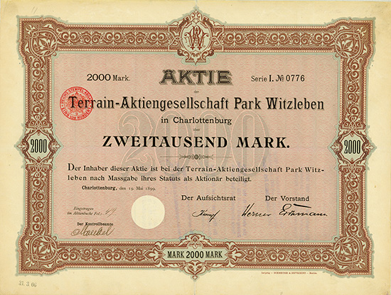 Terrain-Aktiengesellschaft Park Witzleben