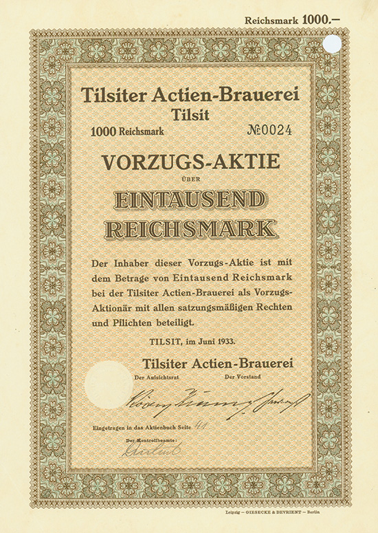 Tilsiter Actien-Brauerei