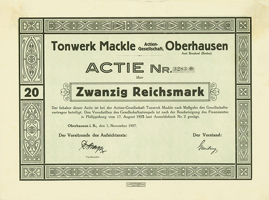 Tonwerk Mackle AG