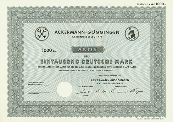 Ackermann-Göggingen AG
