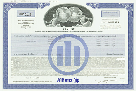 Allianz SE / Allianz AG [2 Stück]