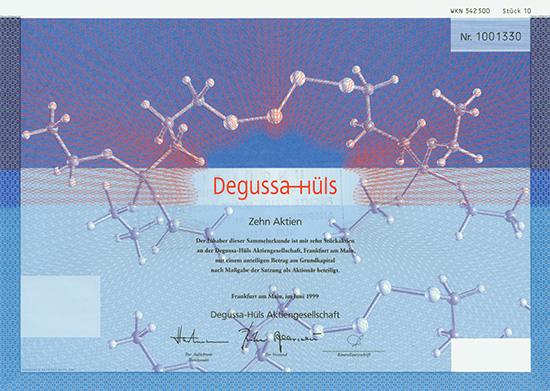 Degussa-Hüls AG [5 Stück]