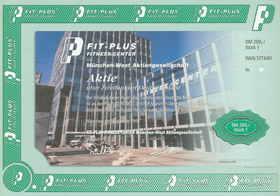 FIT-PLUS FITNESs-CENTER München-West AG