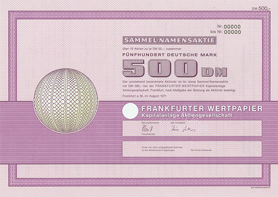 Frankfurter Wertpapier Kapitalanlage AG