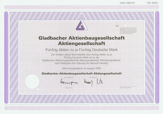 Gladbacher Aktienbaugesellschaft AG