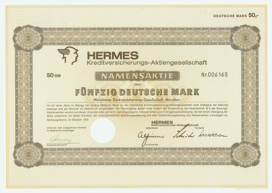 Hermes Kreditversicherungs-AG [3 Stück]