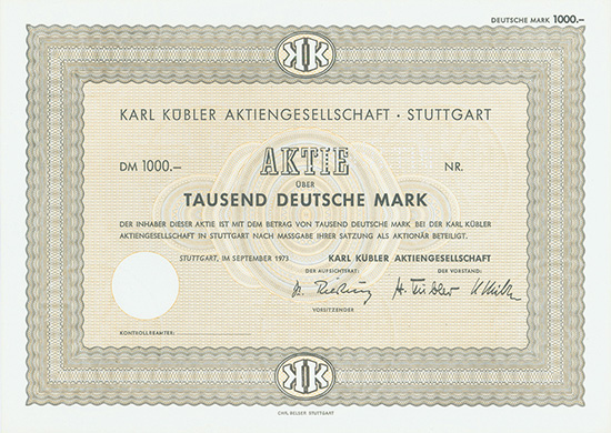 Karl Kübler AG 