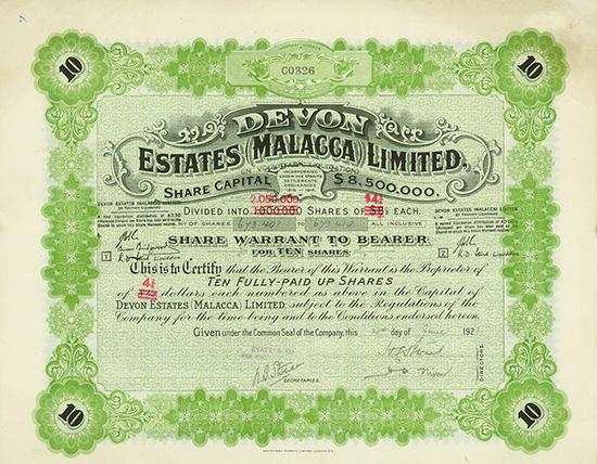 Devon Estates (Malacca) Limited