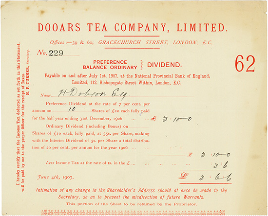 Dooars Tea Company, Limited