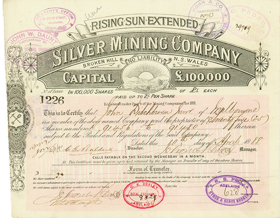 Rising Sun Extended Silver Mining Company