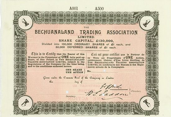 Bechuanaland Trading Association Limited