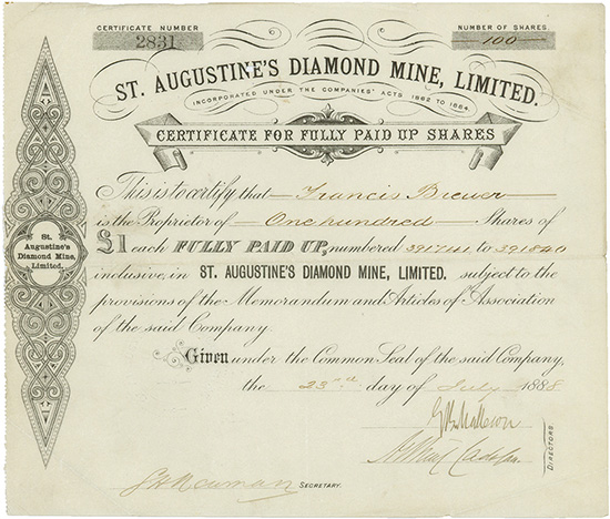 St. Augustine's Diamond Mine Limited