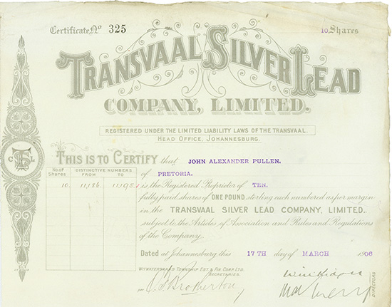 Transvaal Silver Lead Company, Limited