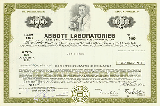 Abbott Laboratories [4 Stück]