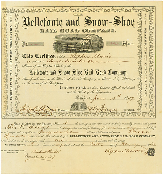 Bellefonte and Snow-Shoe Rail Road Company