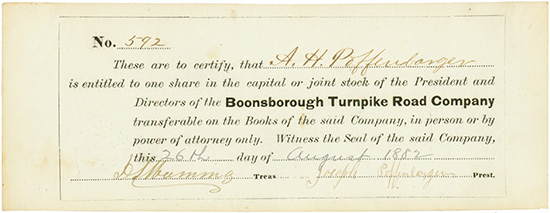 Boonsborough Turnpike Road Company