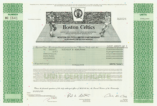 Boston Celtics Limited Partnership