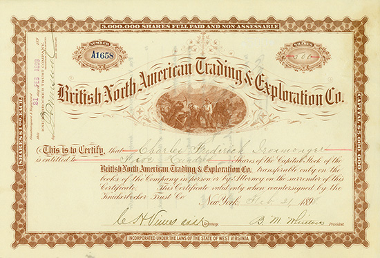 British North-American Trading & Exploration Co.