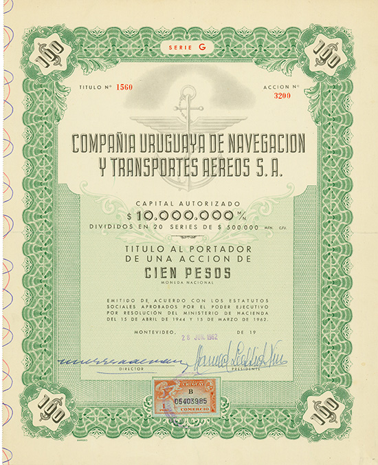 Compania Uruguaya de Navegacion y Transportes Aereos S. A.