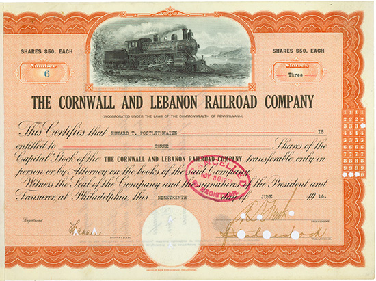 Cornwall and Lebanon Railroad Company