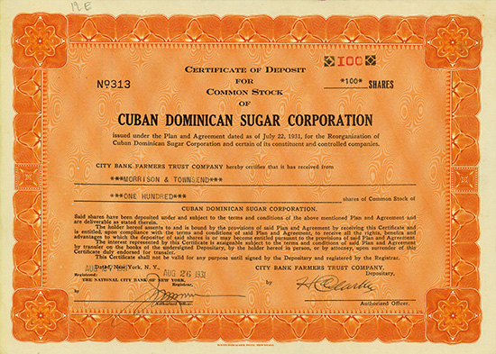 Cuban Dominican Sugar Corporation