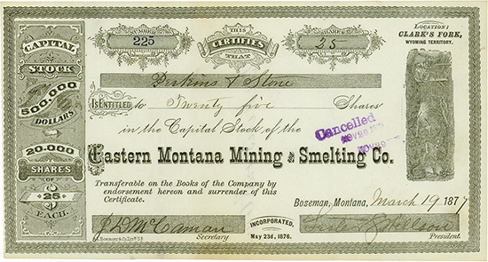 Eastern Montana Mining and Smelting Co.