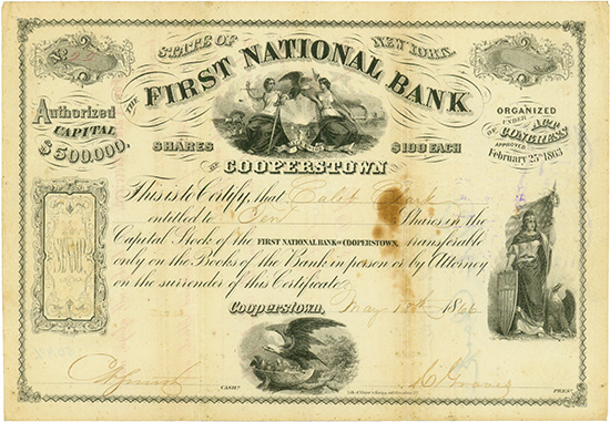 First National Bank of Cooperstown