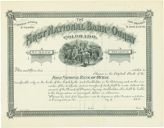 First National Bank of Ouray