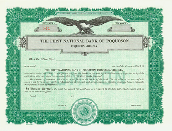 First National Bank of Poquoson