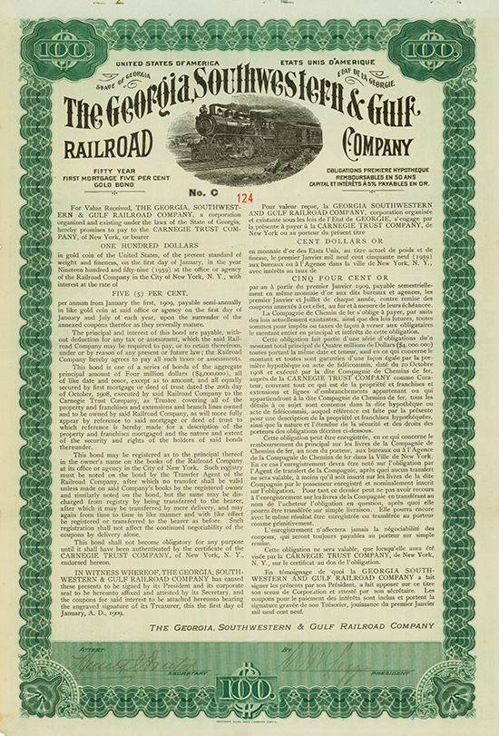 Georgia, Southwestern & Gulf Railroad Company
