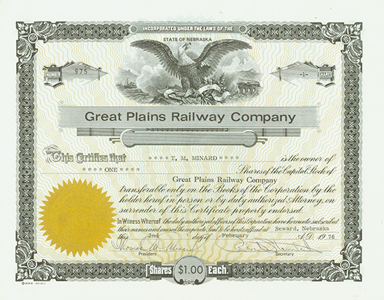 Great Plains Railway Company