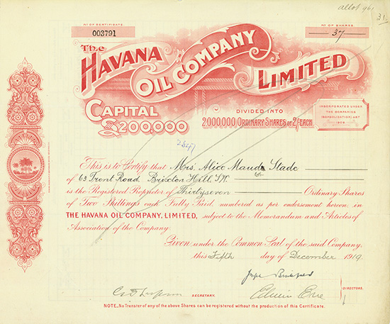 Havana Oil Company Limited