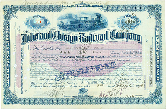 Joliet and Chicago Railroad Company